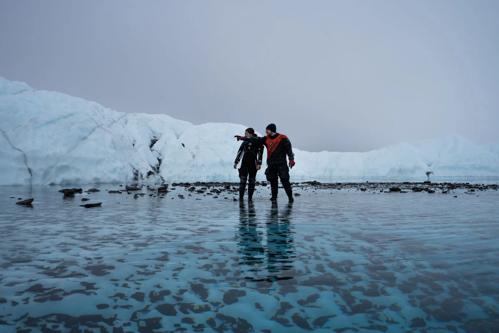 Alaskan Glacier Diving in Freezing Alpine Waters